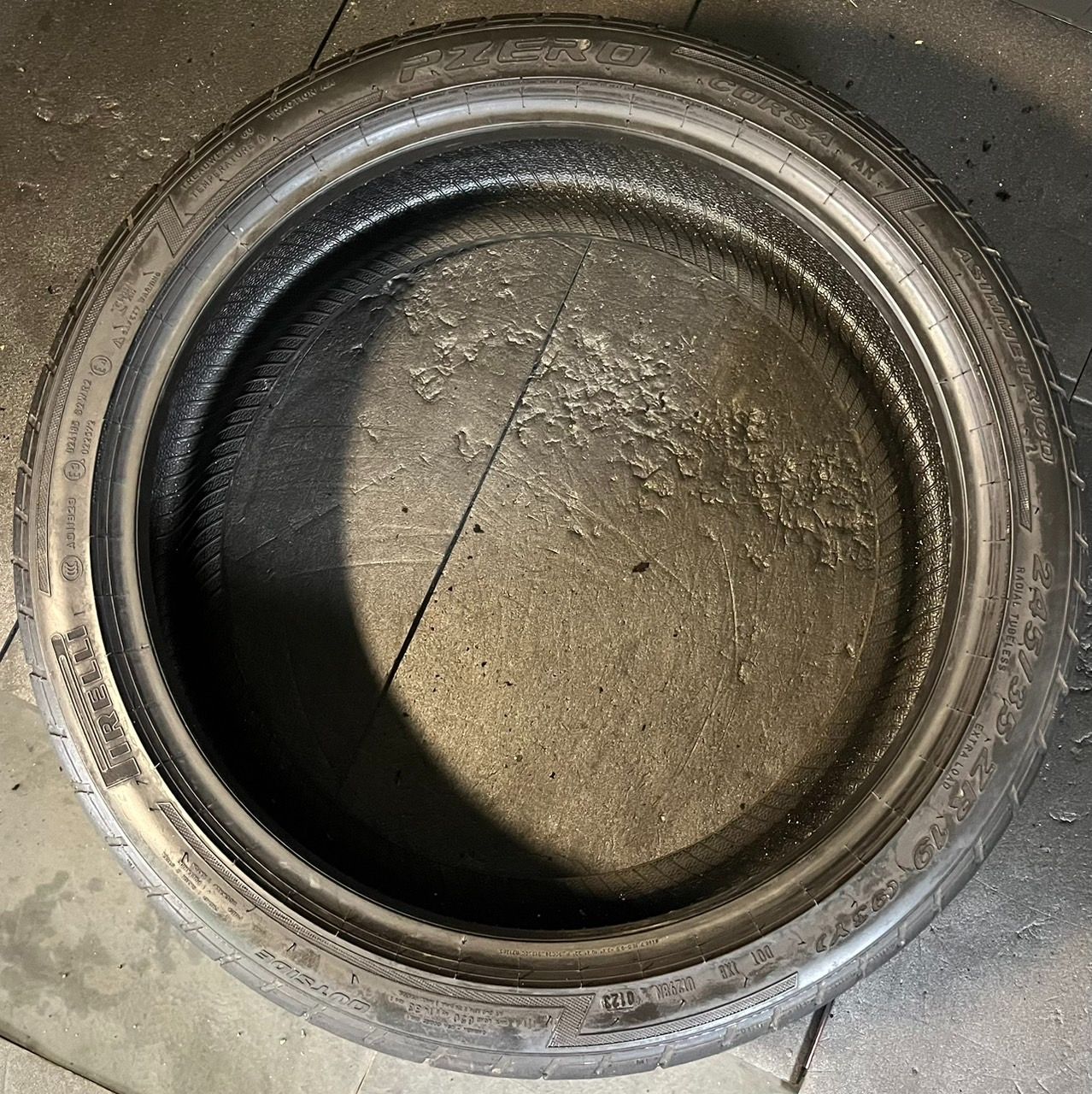 製 約7分山 ピレリ PIRELLI ピーゼロ P ZERO CORSA AR ASIMMETRICO 245 35R19 2本 h_386 FFCRYSTALESIA_COM