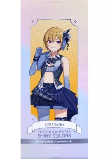 アイドルマスターシャイニーカラーズ 店内装飾タペストリー 縮小版 西城樹里 中古】タペストリー 西城樹里 店内装飾タペストリー 縮小版