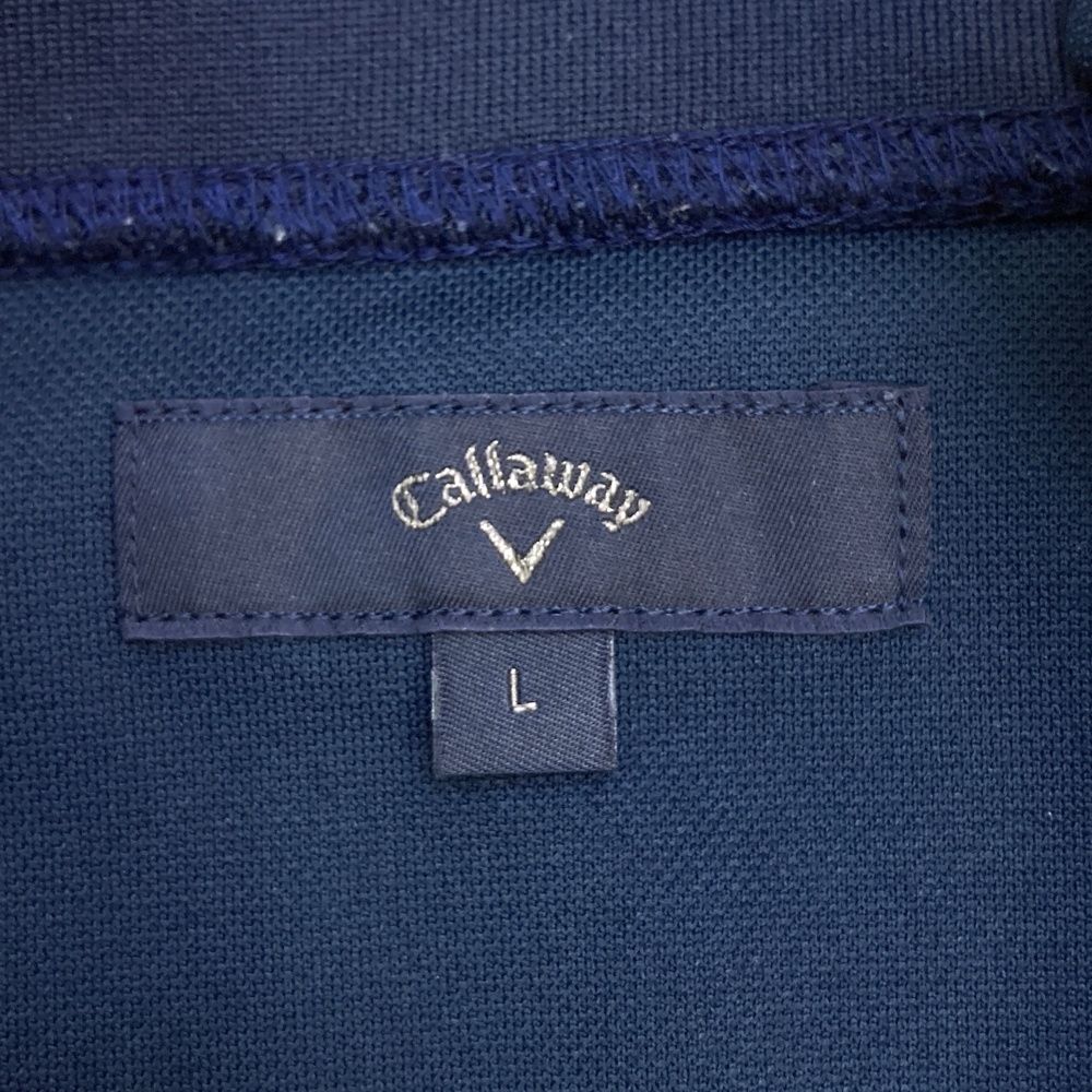 サイズ：L CALLAWAY キャロウェイ ジップジャケット ネイビー系