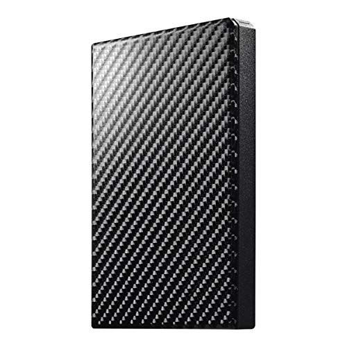 I/Oデータ USB 3.1 Gen 1(USB 3.0)/2.0対応ポータブルハードディスク「高速カクうす」2TB (カーボンブラック) HDPT-UTS2K 