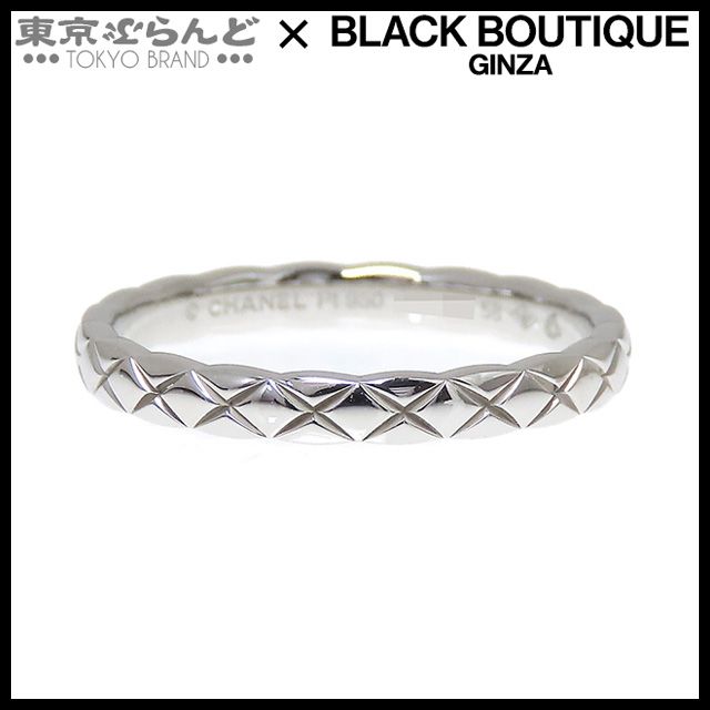 シャネル CHANEL ココクラッシュ リング スモール プラチナ Pt950 58 約17号相当 リング 指輪 メンズ 仕上済 101746446