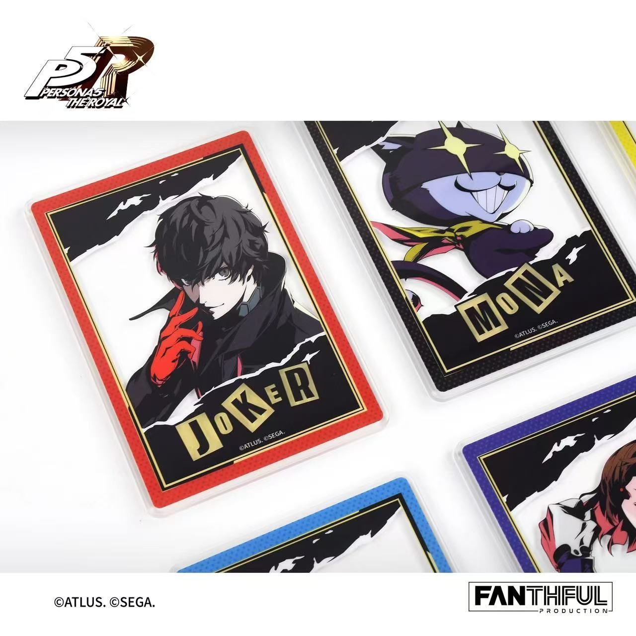 ペルソナ5 中国販売 SEGA アクリル製 バッジ 全種セット