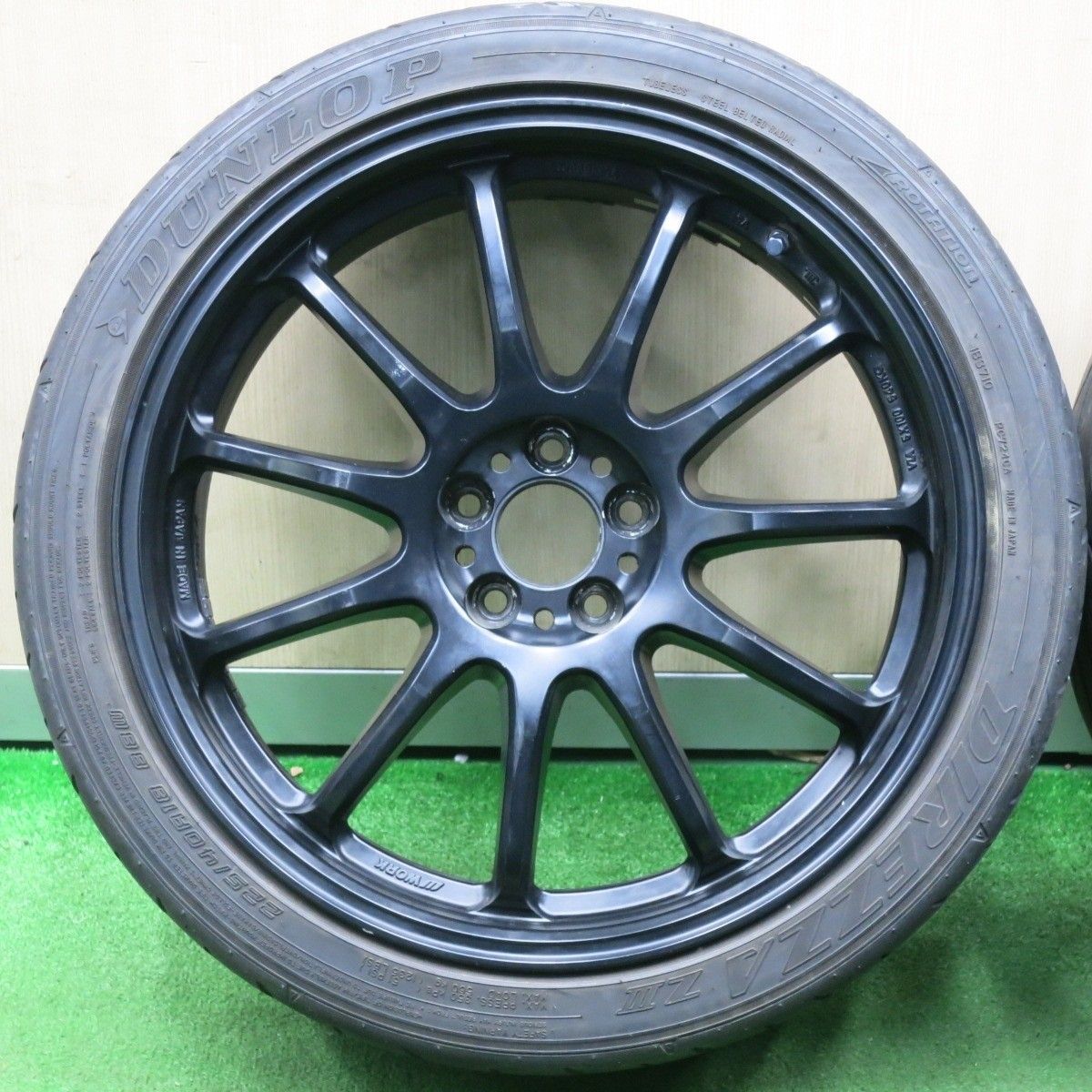 4本価格☆WORK EMOTION 11R 225/40R18 ダンロップ ディレッツァ Z3 
