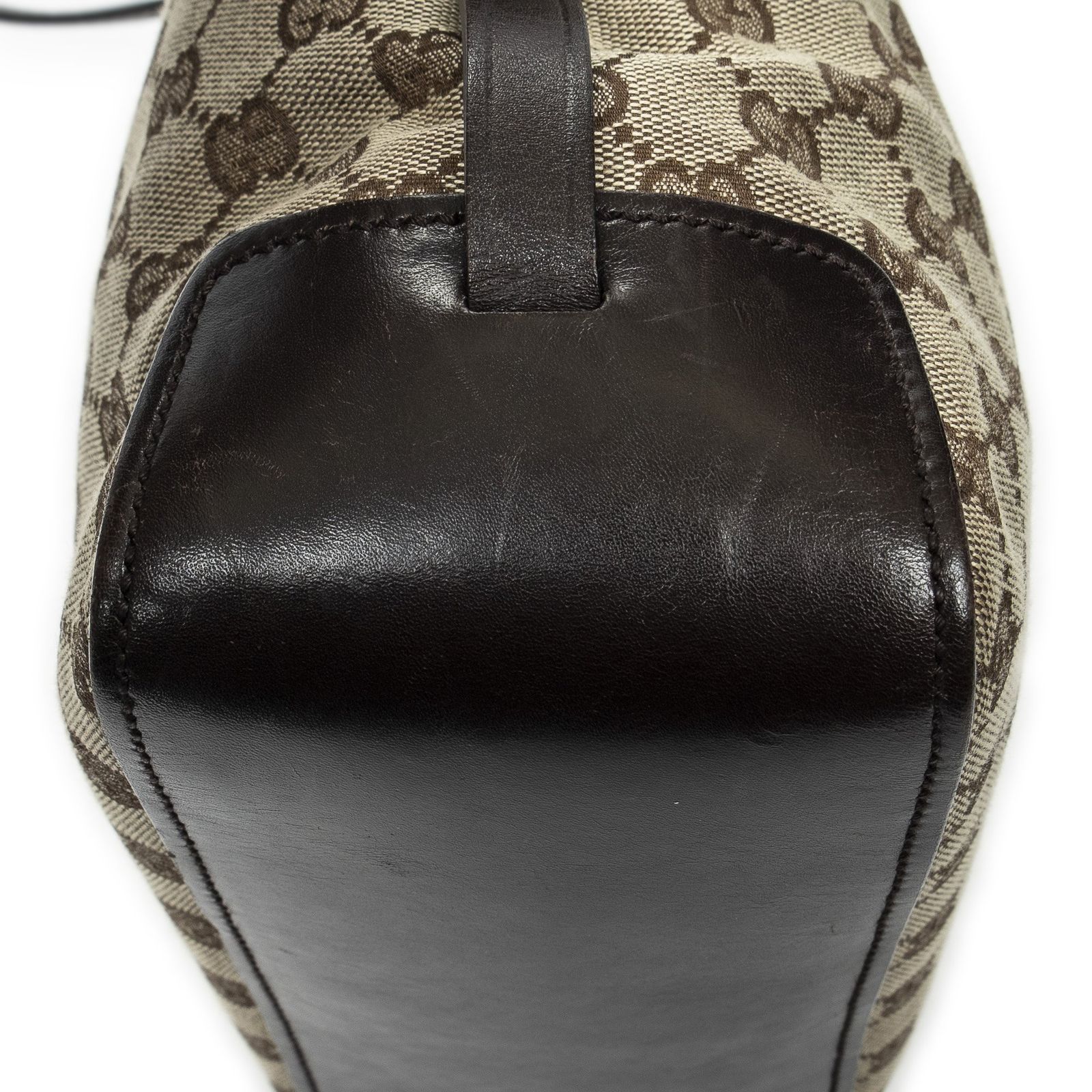 GUCCI グッチトールベルトトートベージュ|ブラウンGGキャンバスA