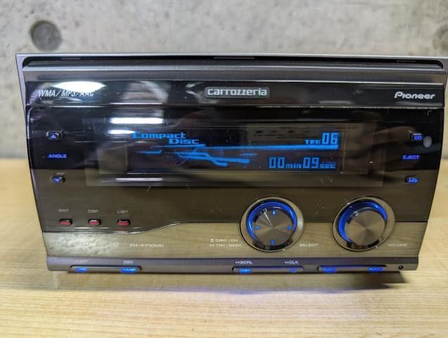 Z2420-R1 carrozzeria カロッツェリア FH-P710MD 2DIN CD MD プレーヤー デッキ 有機EL液晶 漢字表示 WMA MP3 AAC WAV DSP 平成