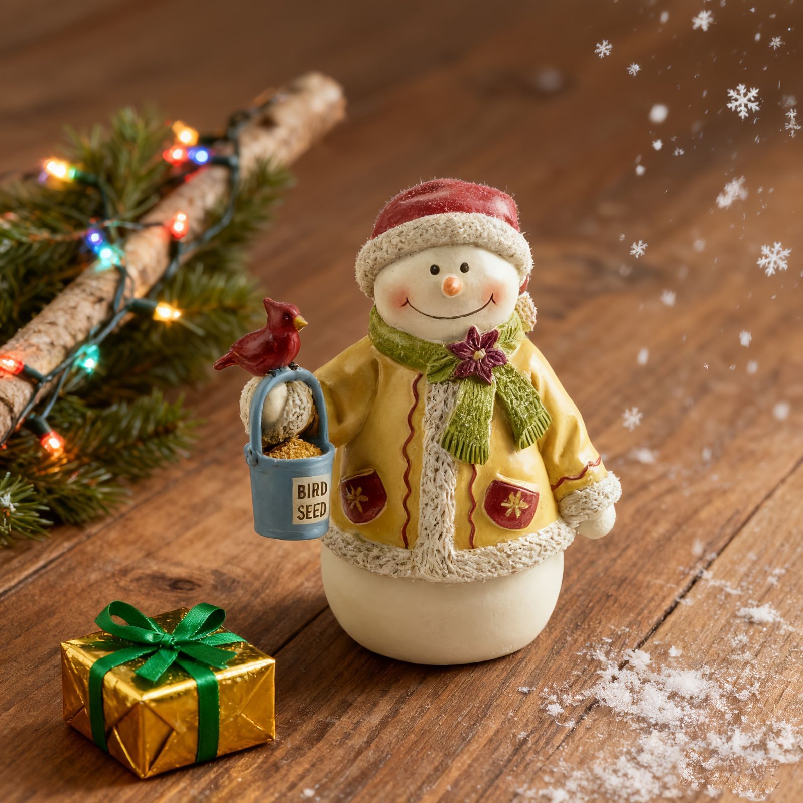 クリスマス オブジェ 置物 雪だるま スノーマン ガーデンオーナメント 
