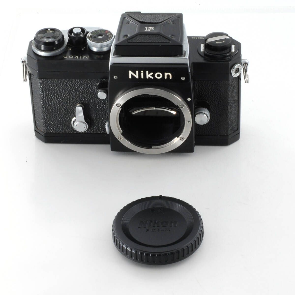 ニコン 動作品 Nikon F ブラック ウエストレベルファインダー付き フィルムカメラ K862