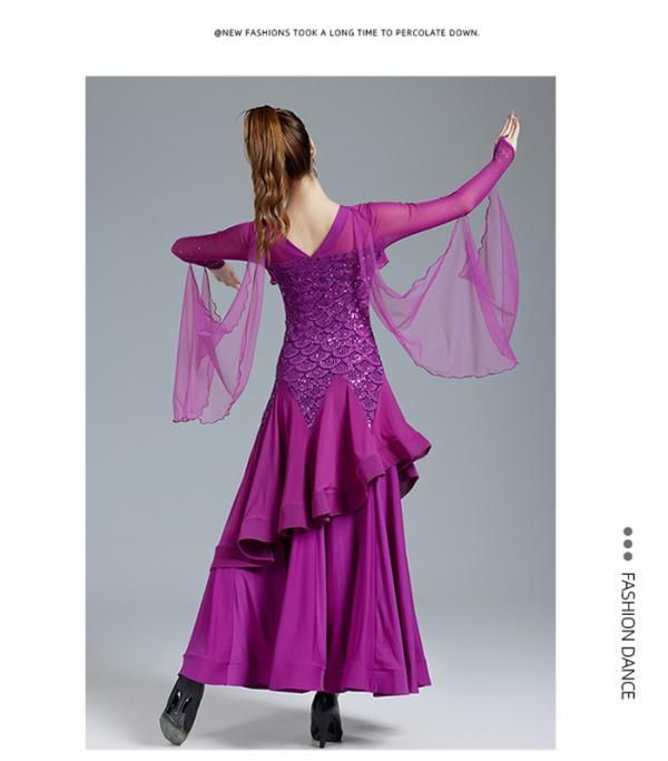 ワルツダンス ワンピースドレス