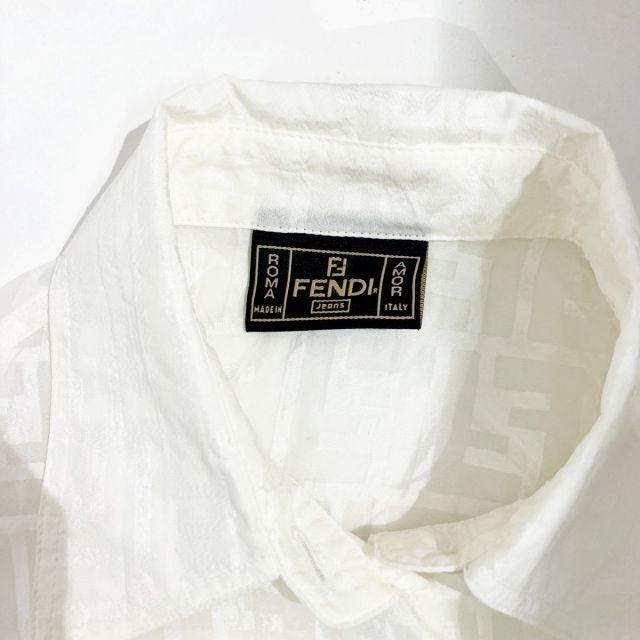 美品　FENDI／フェンディ　シルクブラウス　シャツ　ノースリーブ 楽天市場】FENDI（シャツ・ブラウス｜トップス）：レディース