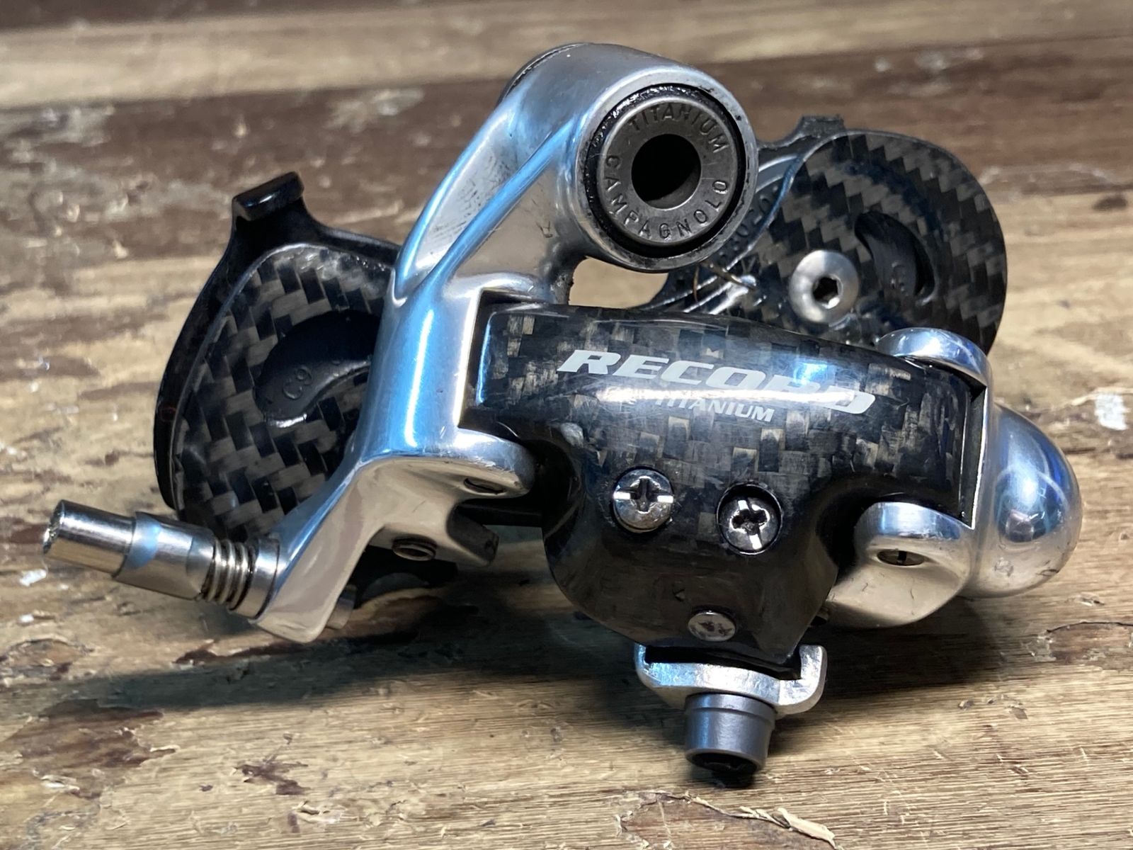 カンパニョーロ Record Titanium 10速 リアディレイラー激レア 【公式