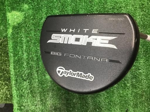 テーラーメイド WHITE SMOKE BIG FONTANA ブラック 33インチ パター PT スチール フレックスその他 メンズ 男性用 右利き 右用 Cランク ゴルフクラブ