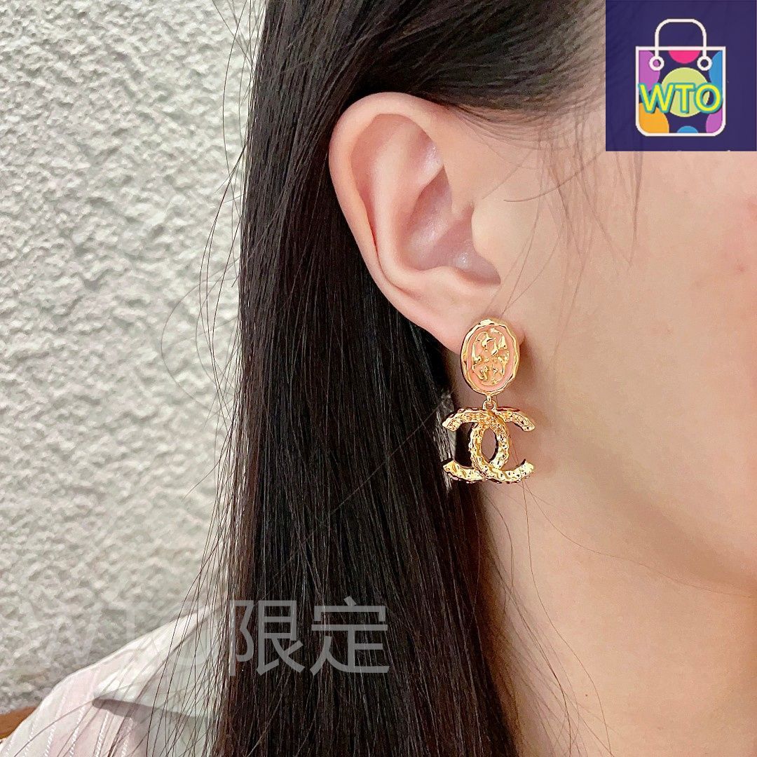 今日特推】Chanel ヴィンテージ アルファベット ピアス 送料無料