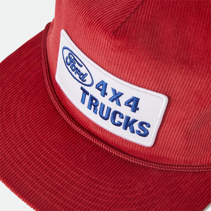 BRIXTON ブリクストン FORD 4 X HP SNPK スナップバックキャップ 帽子 11968 CANDY APPLE RED 25 FW