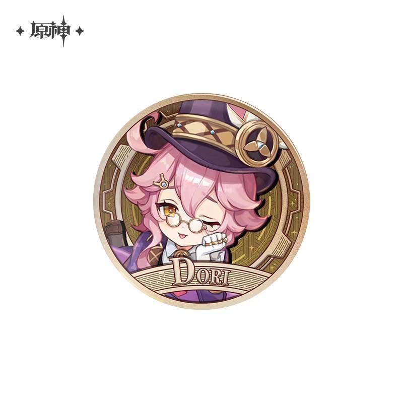 公式正規品 原神 4周年 缶バッジ タルタリヤ 公子 八重神子