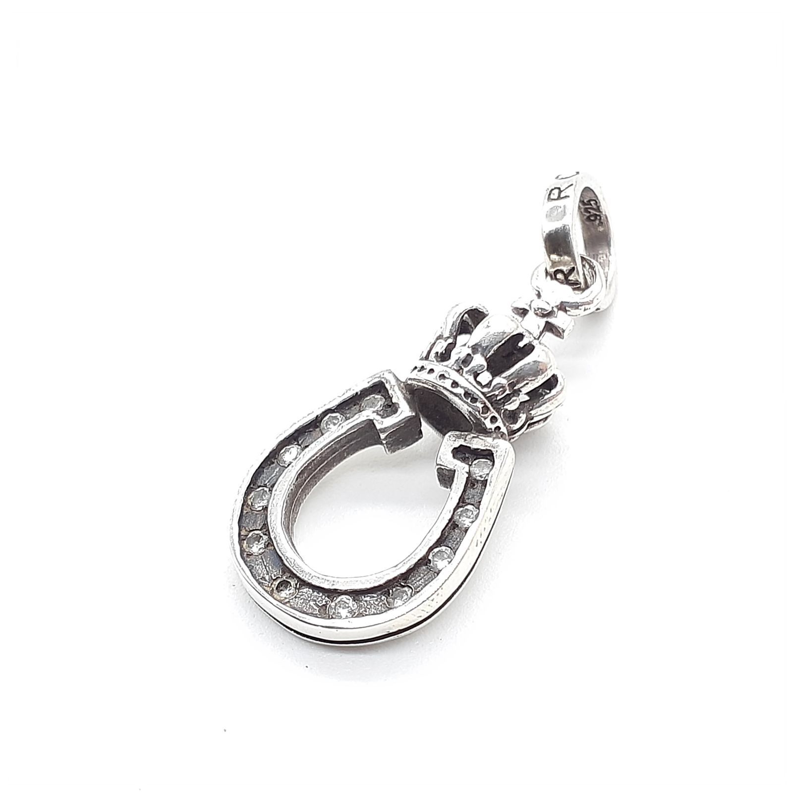 ROYAL ORDER ロイヤルオーダー ネックレス ペンダントトップ チャーム ROYAL HORSE SHOE 馬蹄 クラウン SILVER  925 シルバー ジルコニア - メルカリ