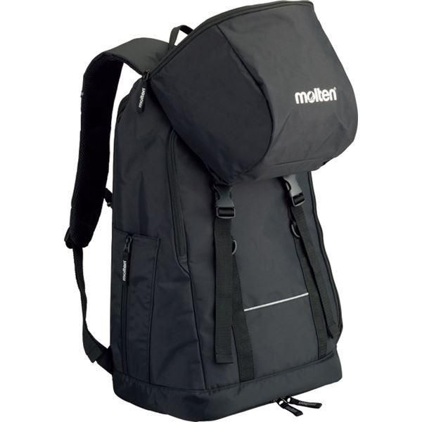〔モルテン Molten〕 ミニバス用 バックパック|鞄 〔ブラック〕 容量34L 幅35cm LB0032 〔運動 スポーツ用品〕