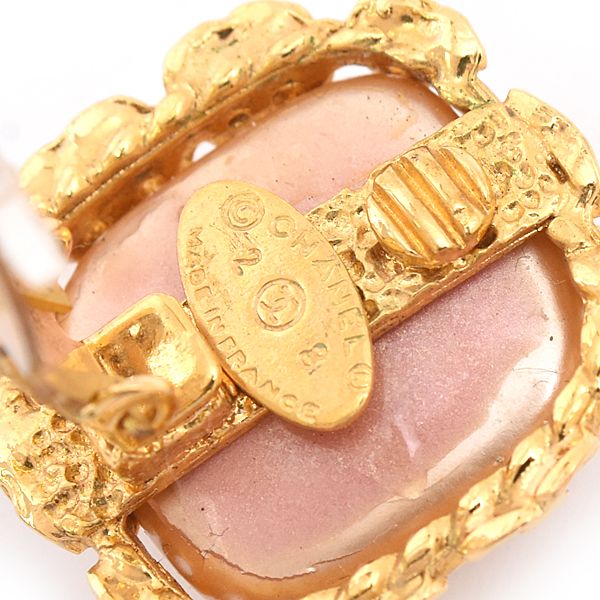シャネル CHANEL フェイクパール イヤリング GPゴールド CHANEL - 本物 シャネル CHANEL ココマーク フェイクパール