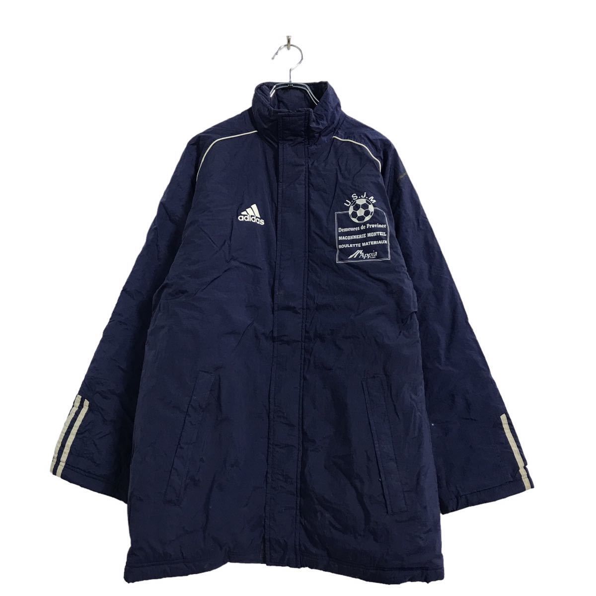 adidas/サントリーサンゴリアス/ベンチコート/サイズ XO /ネイビー adidas/サントリーサンゴリアス/ベンチコート/サイズ XO
