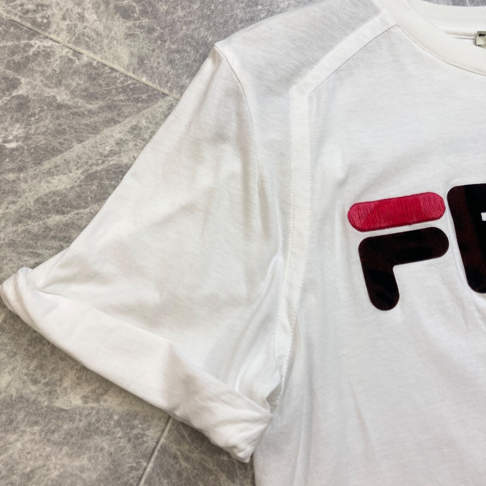 フェンディ　フィラ　コラボTシャツ FENDI (フェンディ) ×FILA LOGO MANIA フィラコラボ フェンディ