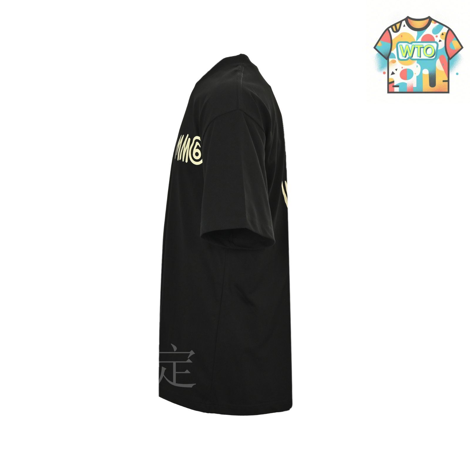 【新品タグ付】Maison Margiela マルジェラ かすれロゴTシャツ MM6 Maison Margiela - 《MM➅》 Maison Margiela LOGO PRINT T