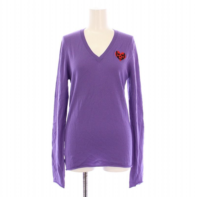 ルシアンペラフィネ スカル バラスワロ カシミヤ ニット 名作 即完売