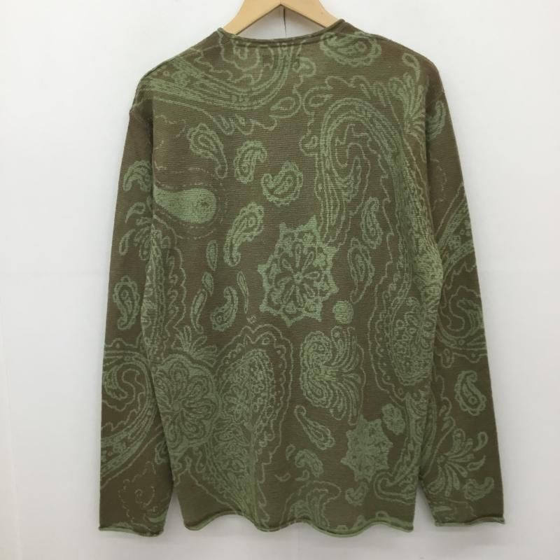 STUSSY sweater ペイズリー柄 モヘアニット ニットセーター STUSSY ステューシー ニット、セーター 長袖 PAISLEY SWEATER
