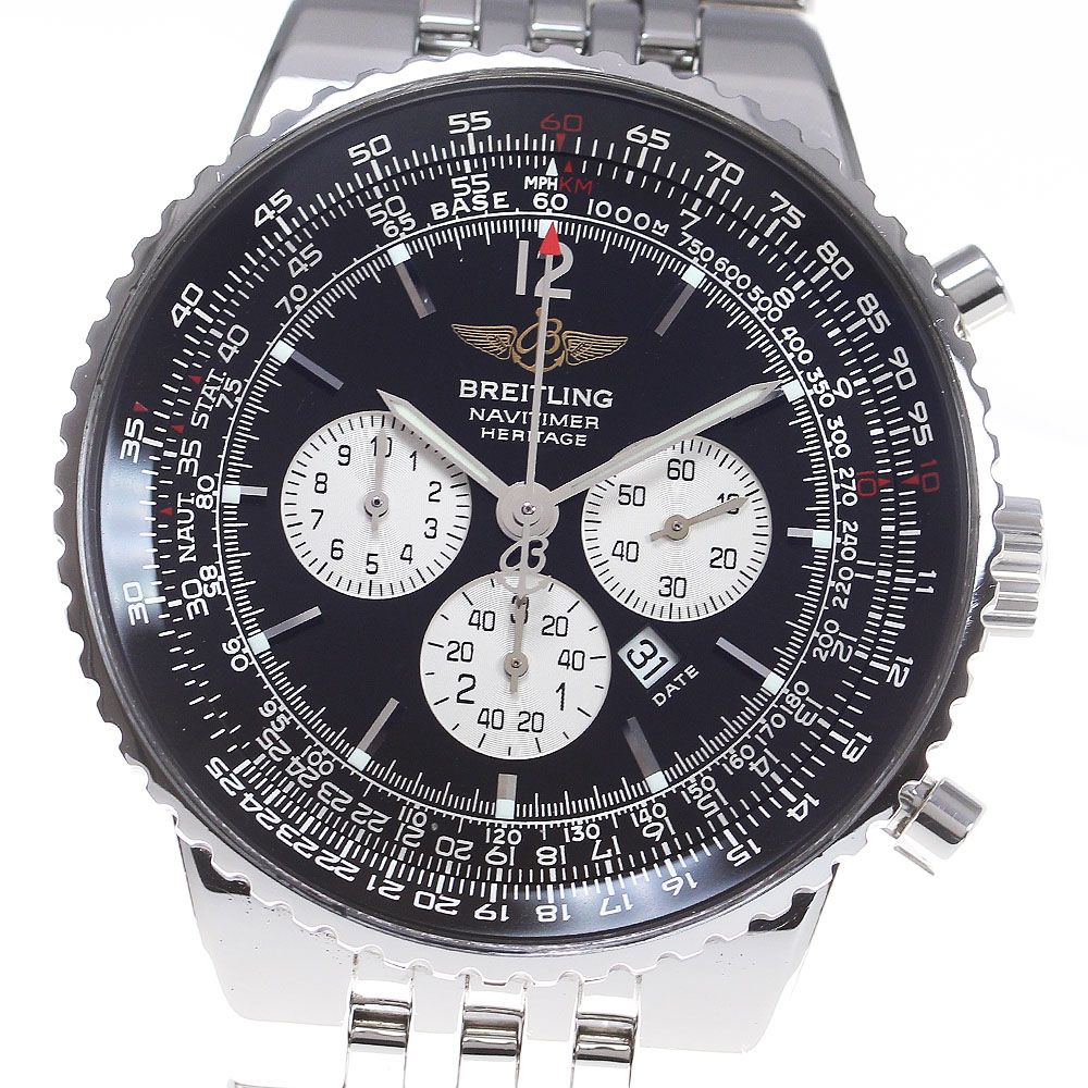 ブライトリング BREITLING A35350 ナビタイマー ヘリテージ クロノグラフ 自動巻き メンズ_836868