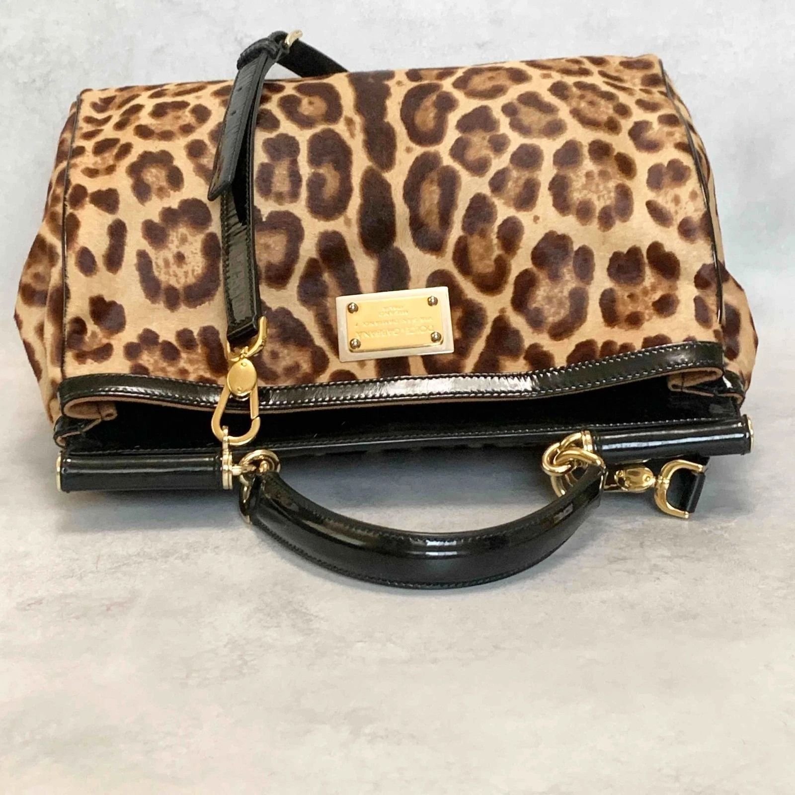 希少 Dolce＆Gabbana ドルチェ&ガッバーナ シシリー 2way ハンドバッグ 