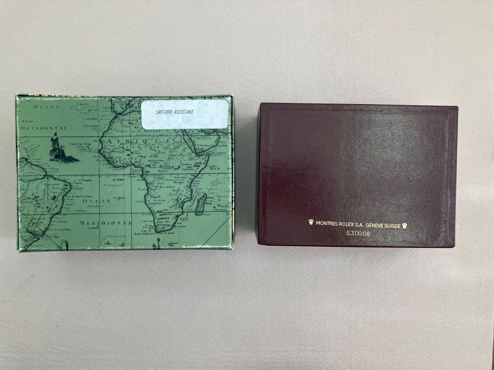 ロレックス Rolex 時計の空箱 ケース 2個セット 赤 ROLEX 時計 空ボックス2