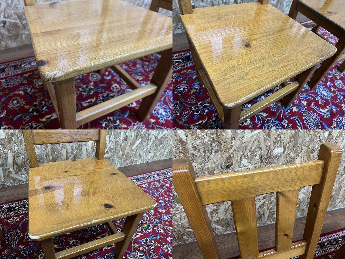 アンファン　ダイニングチェアー enfant アンファン ダイニングチェア 4脚セット 食卓椅子 パイン材