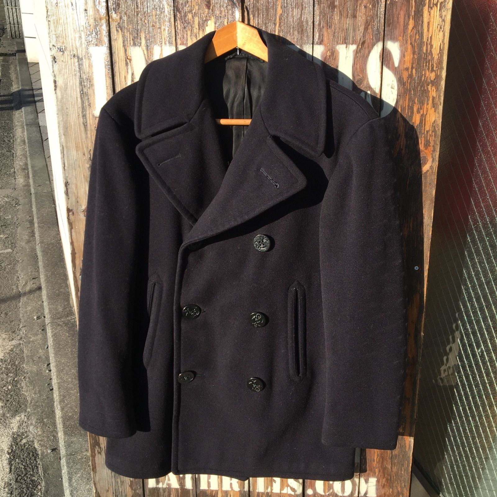 50s Vintage US Clothing Supply Office Pea Coat US-34 ビンテージ