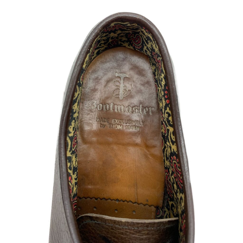 60年代 Bootmaster BY THOM McAN Uチップ レザーシューズ ブラウン(メンズ 8)中古 古着 KA2019 60年代 Bootmaster BY THOM McAN Uチップ レザーシューズ ブラウン