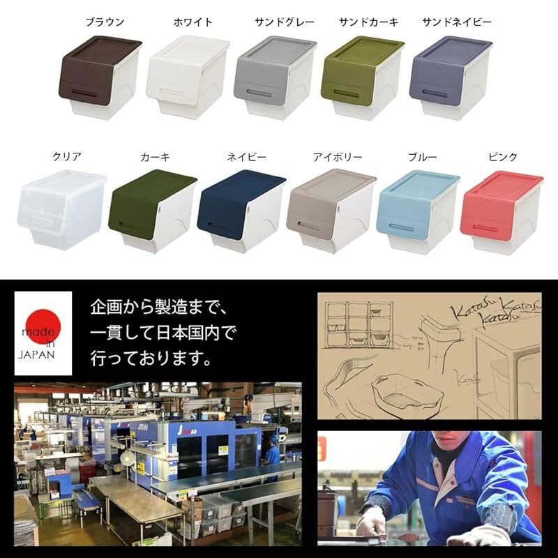 カパっとひらく固定できるフタ