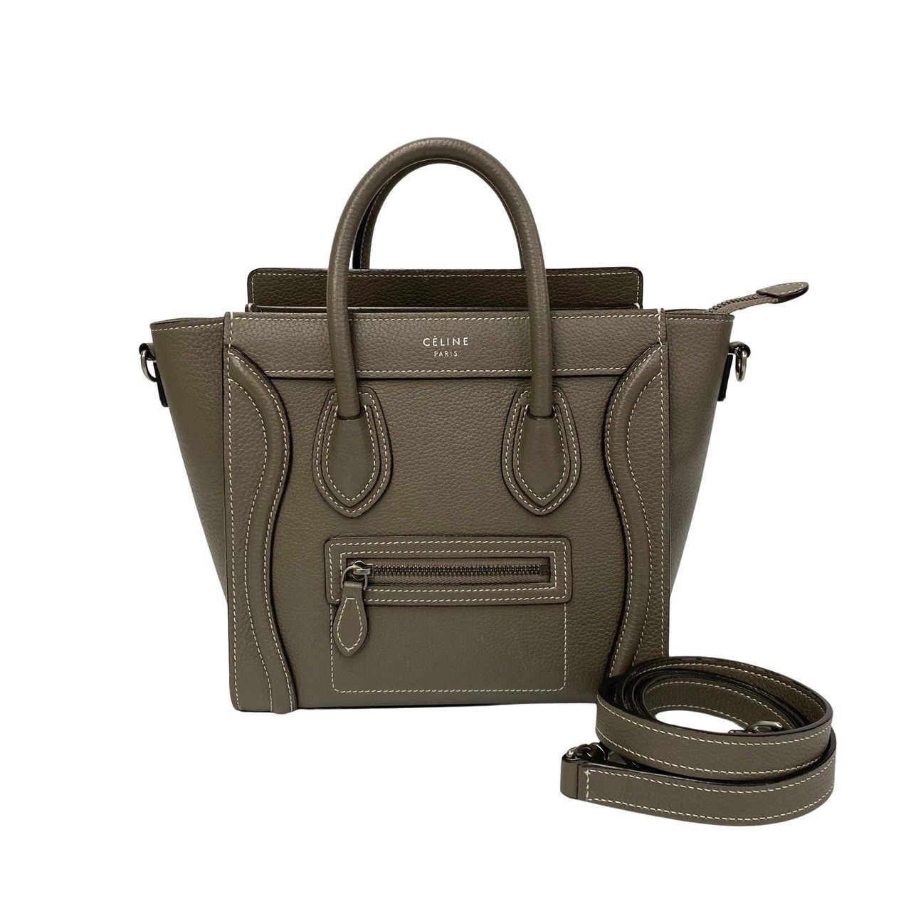 未使用保管品 袋付き CELINE セリーヌ ラゲージ ナノ ショッパー