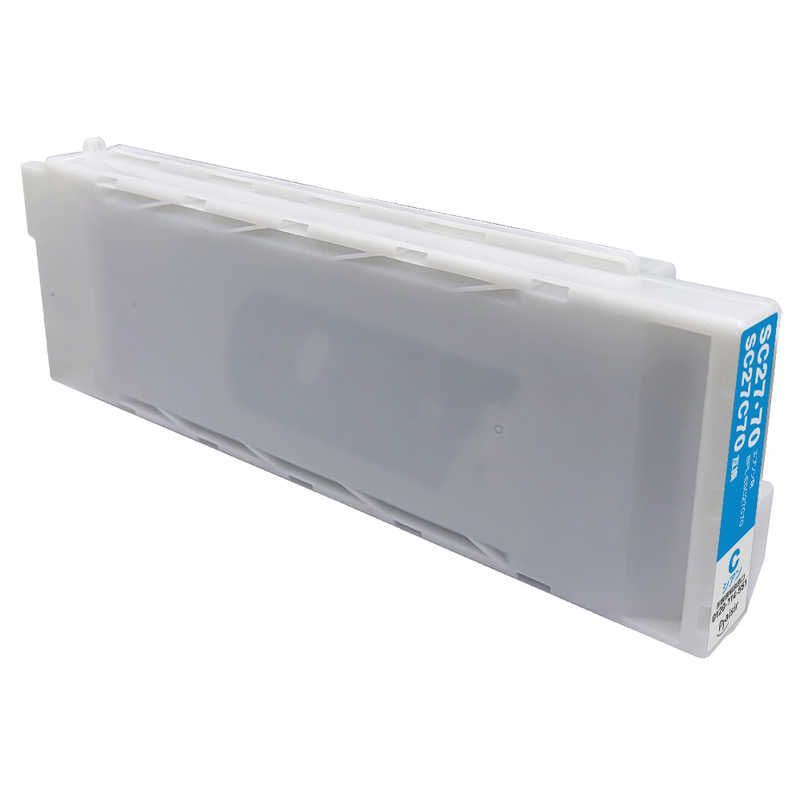 送料無料 ♥ 未開梱 プレジール 互換プリンターインク エプソン SC27C70 シアン BPL-ESC27C70