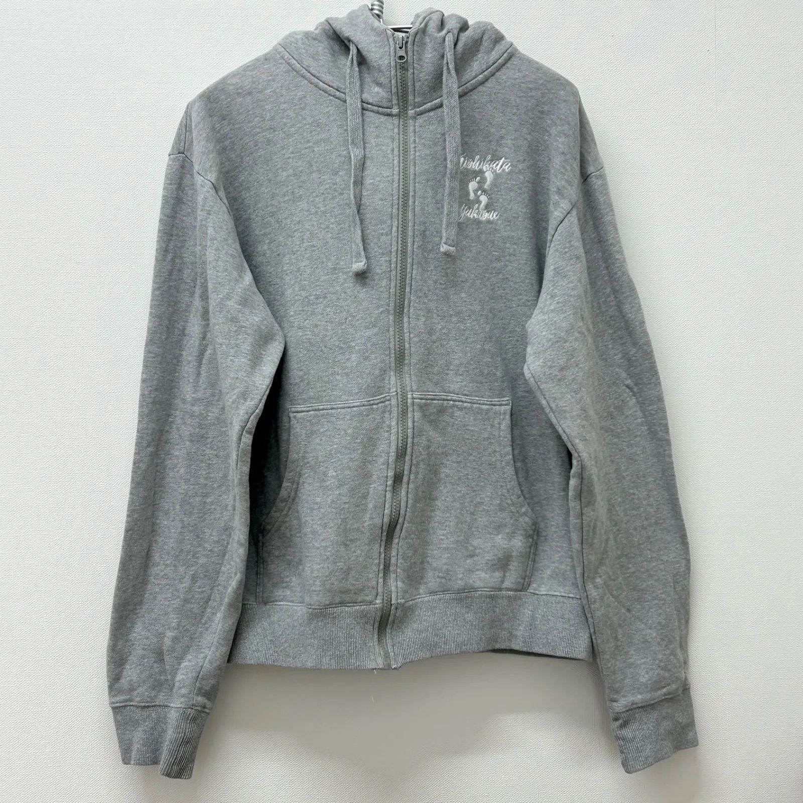 高橋 優 来し方行く末 ジップアップパーカー グレー