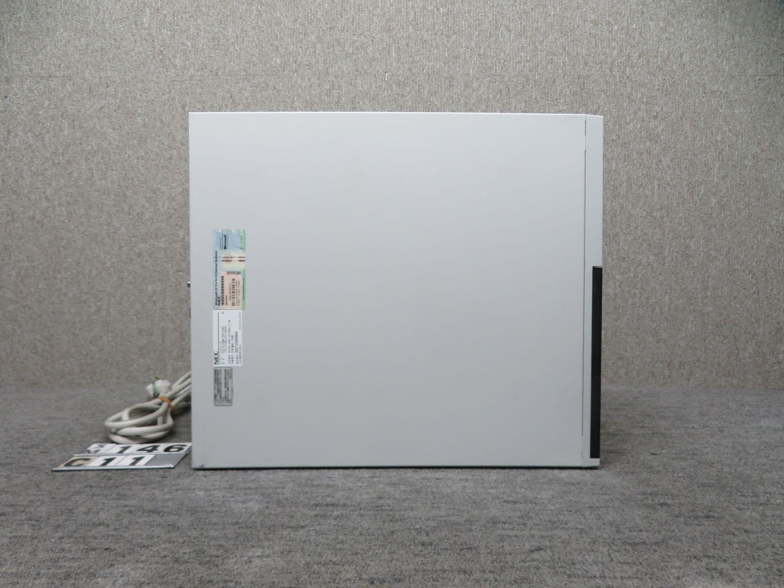 【レア筐体！】◆ NEC FC98-NX ファクトリ コンピュータ FC-E18M/SX1Z4Z ◆ Celeron M 440 / 500GB HDD / メモリ2GB ◆ Windows XP Professional SP3 ◆ 到着後すぐに使える レア筐体！】◇ NEC FC98-NX ファクトリ コンピュータ FC-E18M