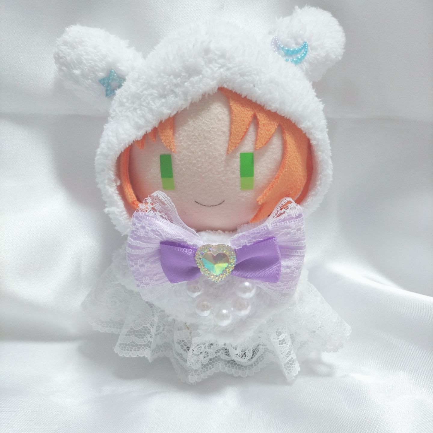 ぬい服 ヘアアクセ 4点セットクリーム ぬい服 ヘアアクセ 4点セットクリーム