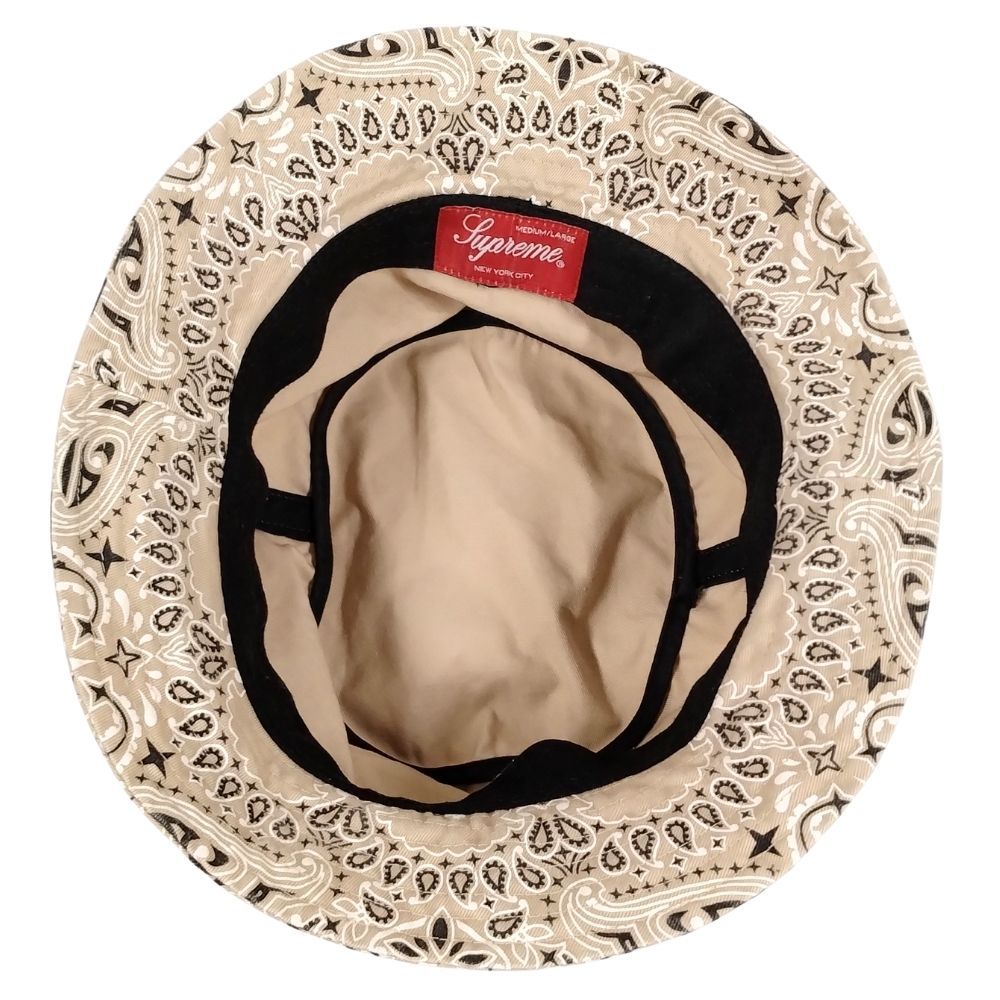 SUPREME シュプリーム Bandana Crusher バンダナ バケットハット タン(ベージュ) サイズM/L 正規品 / 35686 -  メルカリ