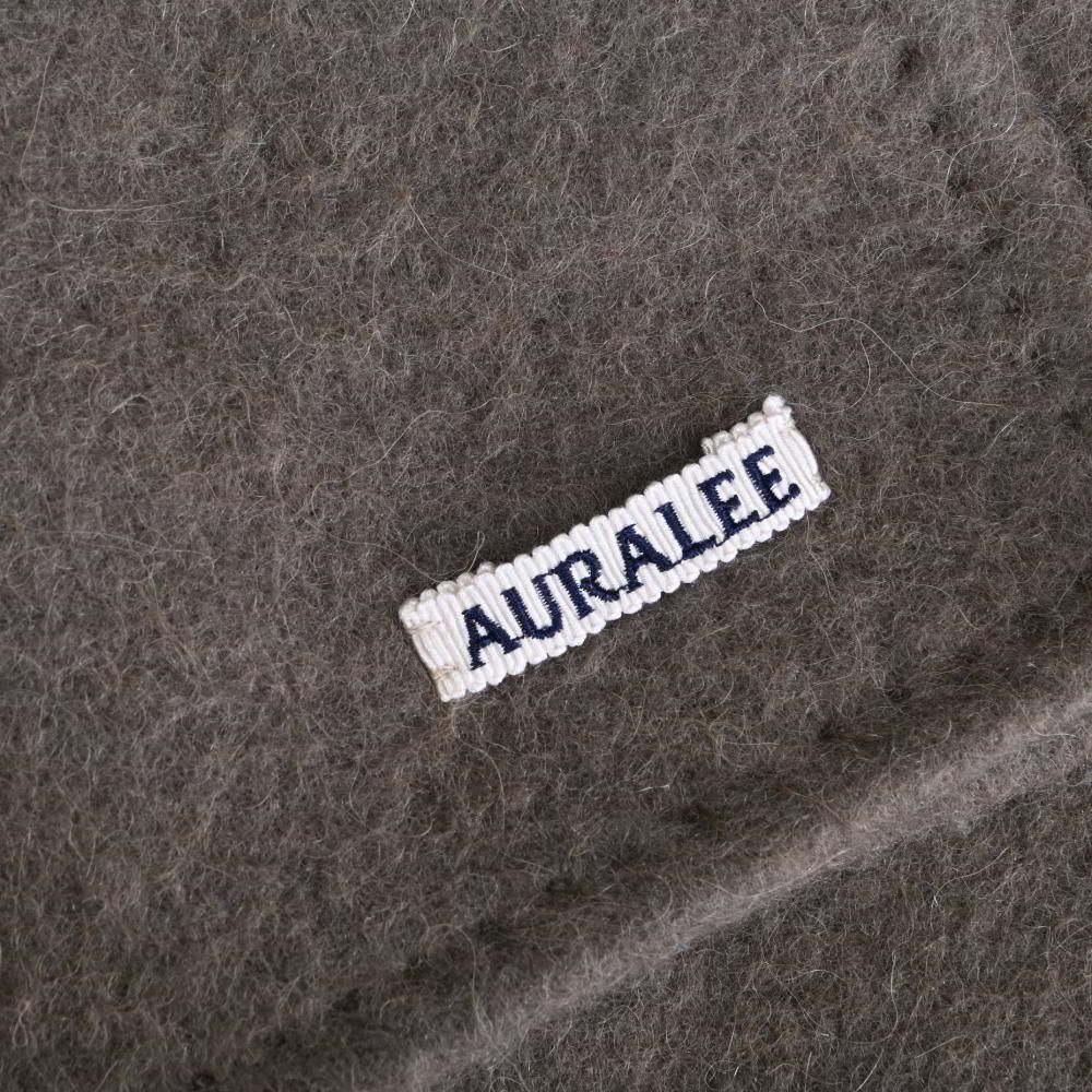 【美品】オーラリー AURALEE アルパカウール　メルトンマフラー 楽天市場】AURALEE BRUSHED アルパカウール混 メルトン マフラー
