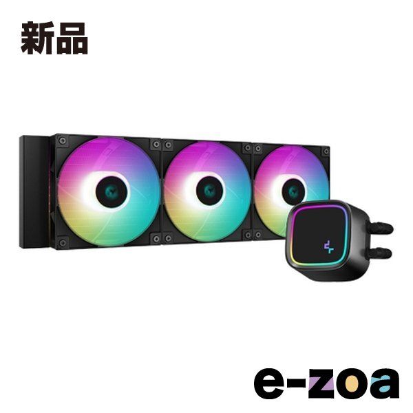 DEEPCOOL ディープクール スタンダード簡易水冷クーラー LE ウォーターブロック採用|ARGBファン3基搭載|黒 R-LE720-BKAMMN-G-1 2647307