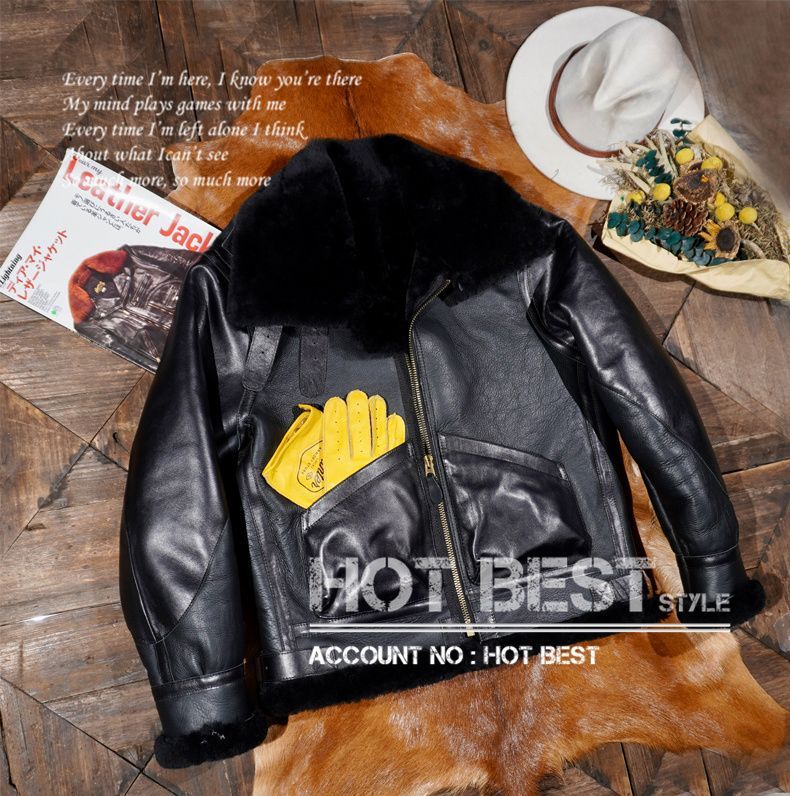 ホースハイド&シープスキン 復刻40's TYPE B-3 ムートンフライト