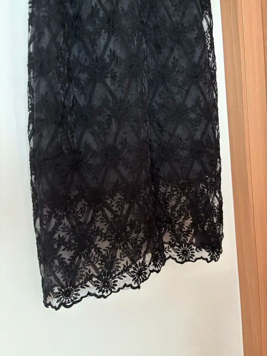 チュールワンピース