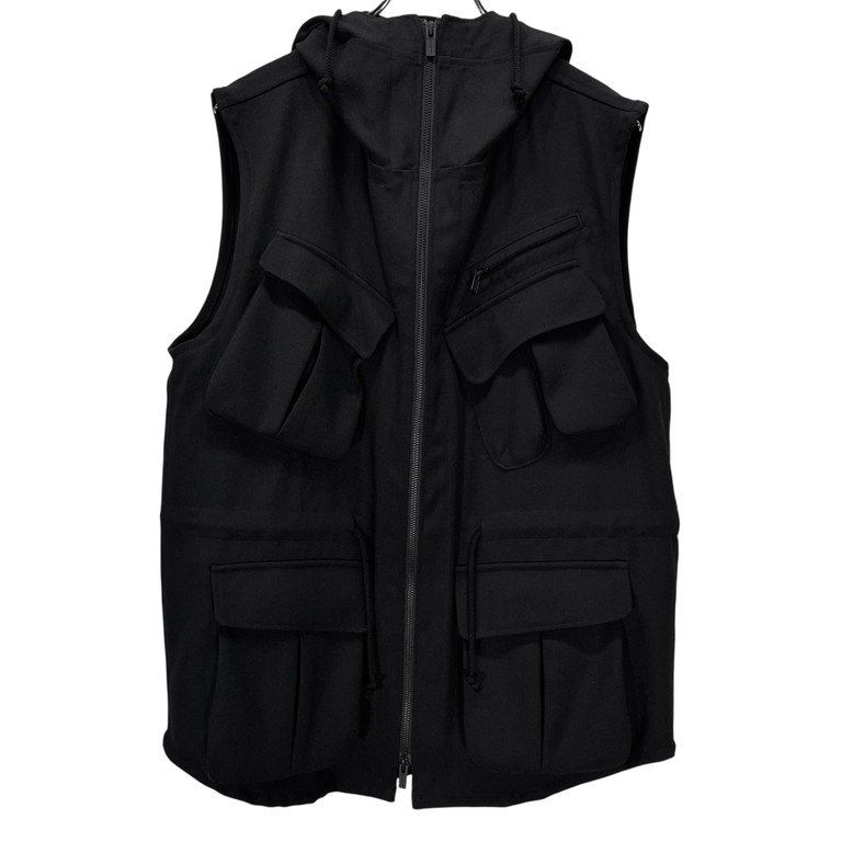 Yohji Yamamoto Pour Homme 22AW MILITARY HOOD VEST アーミー 