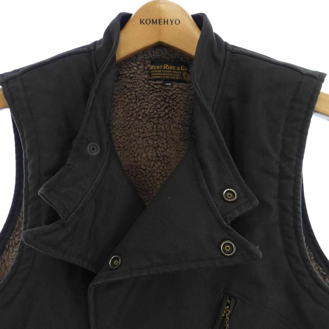 WEST RIDE ウエストライド DEAN VEST サイズ42 ウエストライド レザー