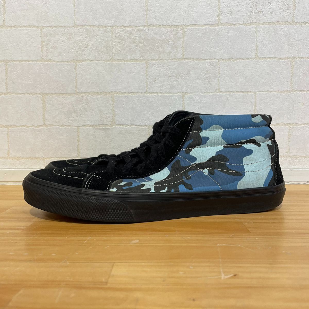 シュプリーム SUPREME ×VANS バンズ 15SS SK8-Mid スケート ミッド SKY 
