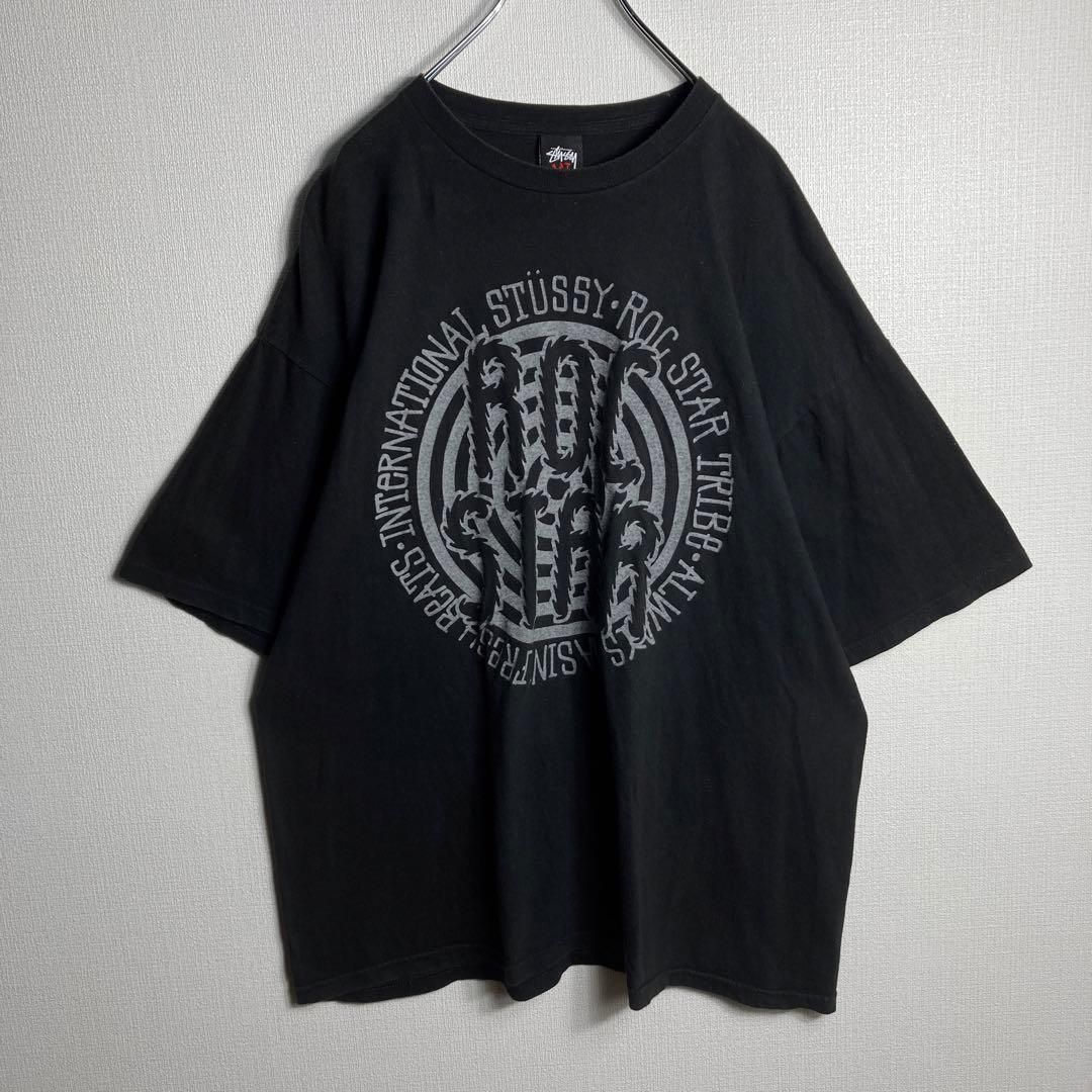 希少XLサイズ】ステューシー 両面ロゴ入り定番カラーTシャツ 即