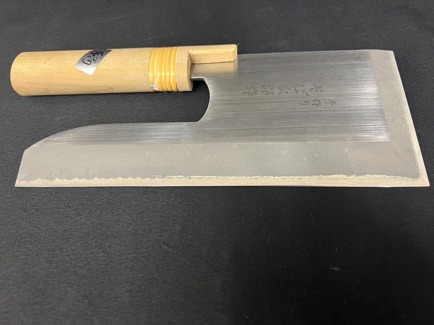 蕎麦切り包丁そば次郎作 極上めん切り包丁 刃渡り240mm FA-120 - メルカリ