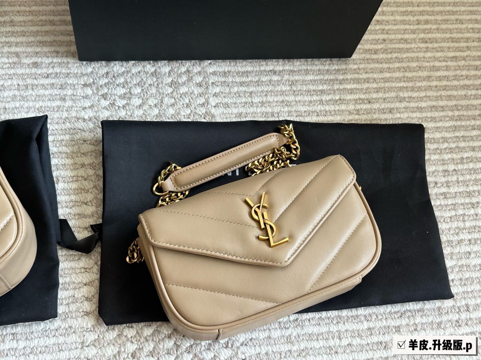★人気【Saint Laurent】ルル パファー キルティングラムスキン SAINT LAURENT 2025早春 ルルー ラムスキンバッグ