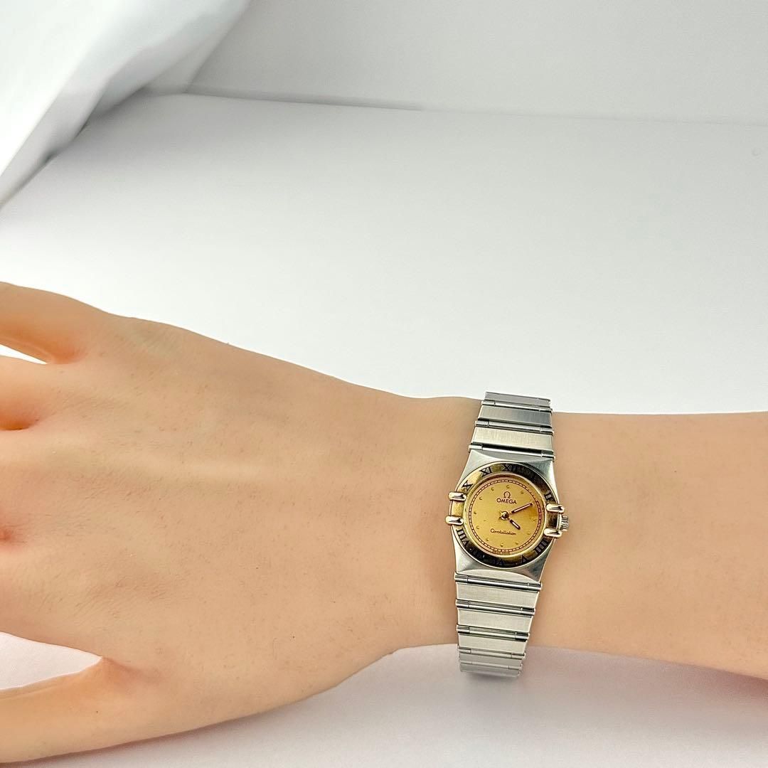 オメガ コンステレーション ゴールド 電池 レディース 腕時計 063